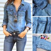 Blusa Jeans Cod2012