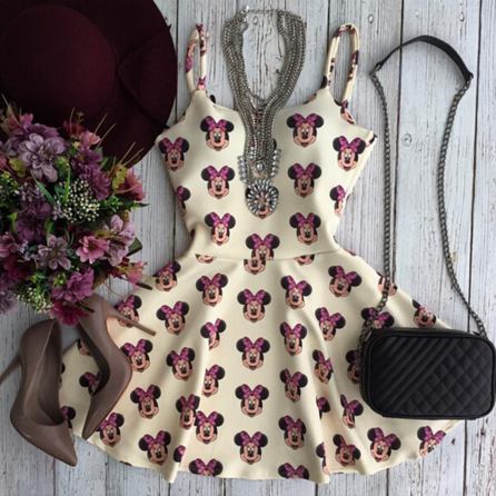 Vestido Minnie Cod1229